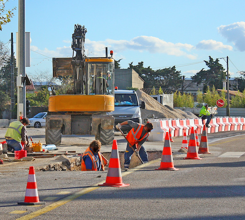 Prélèvement et contrôle d'enrobé routier